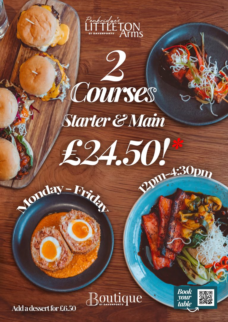 Littleton-2-courses-£24.50-S.S26-poster